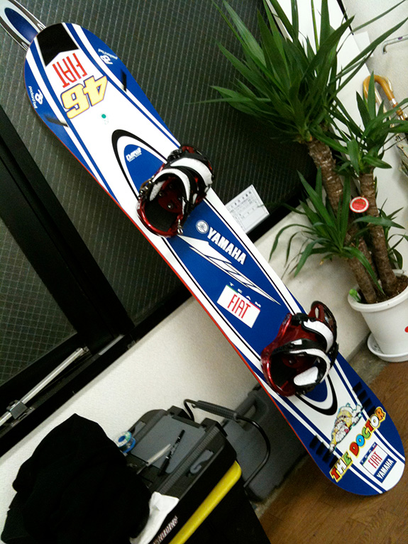 バレンティーノ・ロッシ風スノーボード用ステッカー